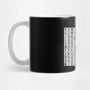 Crossword Mug